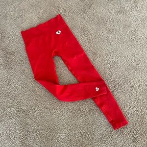 Women’s Best Power leggings, red, size M